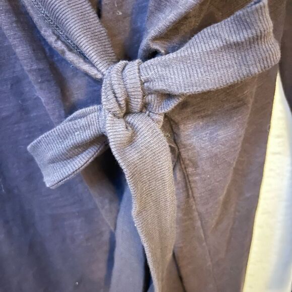 Free People It's A Wrap Intimately Onesie Black wrap Jumpsuit Lounge Comfort M - Picture 6 of 12